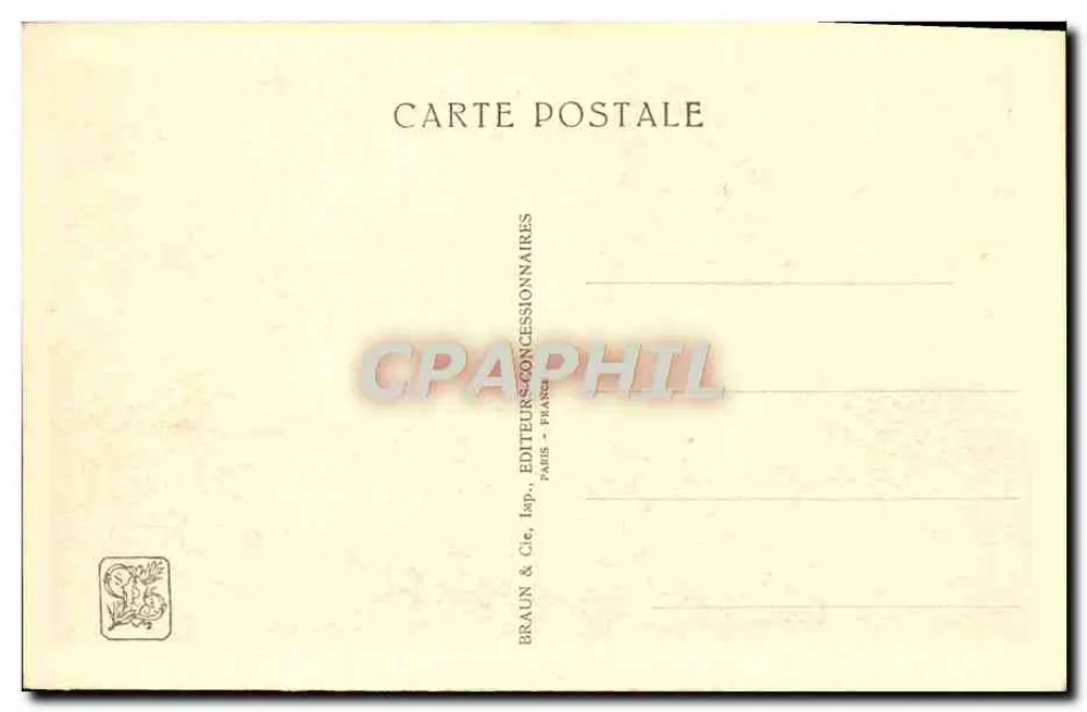 Internationale Informationsstadt — Internationale Kolonialausstellung — Paris 1931 — Jean Bourgon und Fernand Camille Chevalier, Architekten - Rückseite
