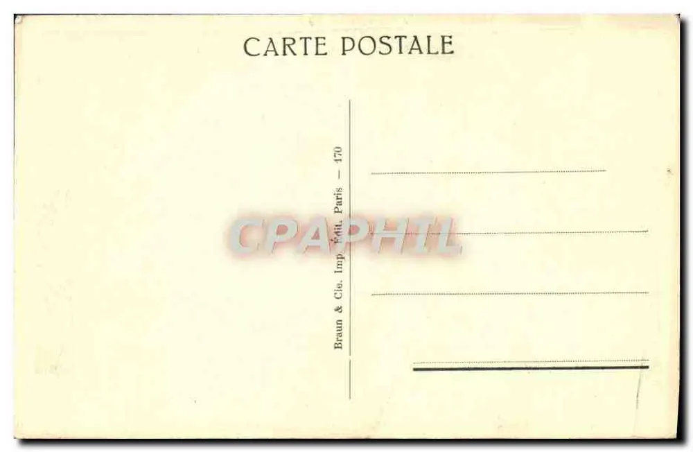 Paris — Internationale Ausstellung der dekorativen Künste, 1925 — Bäckerei «Au Pain de France» — Kern, Bäcker (A. Levard, Arch.) - Rückseite