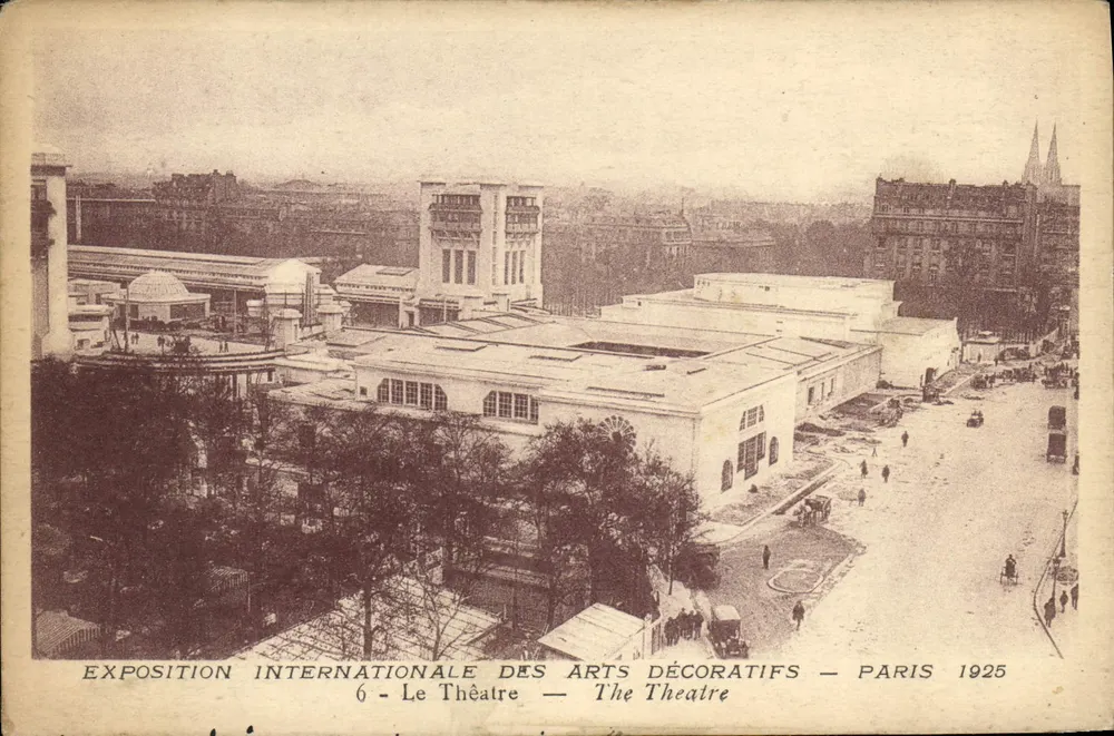 Internationale Ausstellung dekorativer Künste — Das Theater — Paris 1925 - Vorderseite