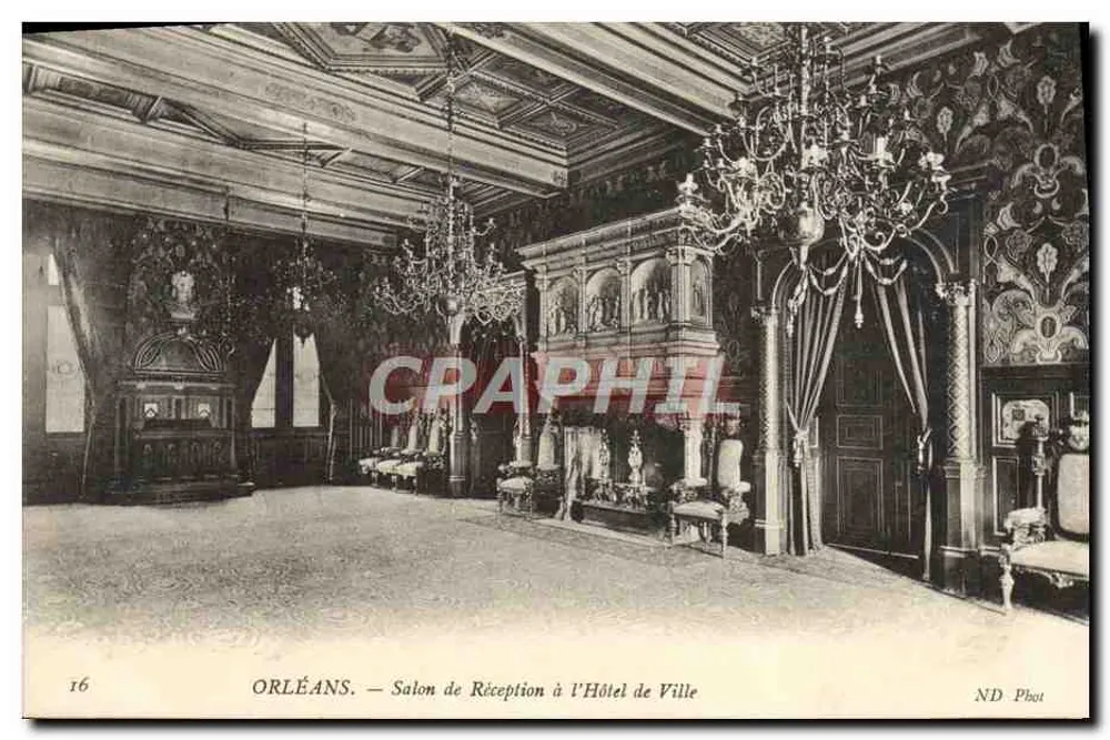 Orléans — Empfangssaal im Rathaus — ND Phot - Vorderseite