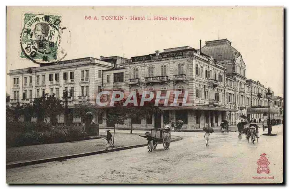 Hanoi — Hotel Métropole — Verlag R. BEAULIEU & CIE, n° 56 A - Vorderseite