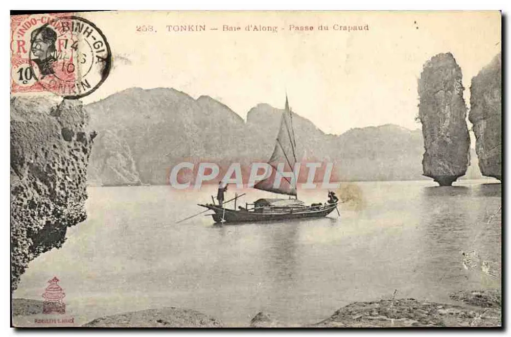 Tonkin — Bucht von Along - Pass des Kröten — Rodolphe L. Haud - Vorderseite