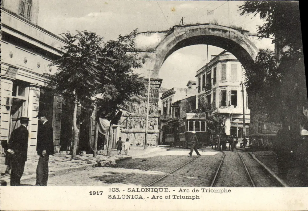 सैलोनिका - विजय के चौक - 1917, संस्करण 103 - आगे