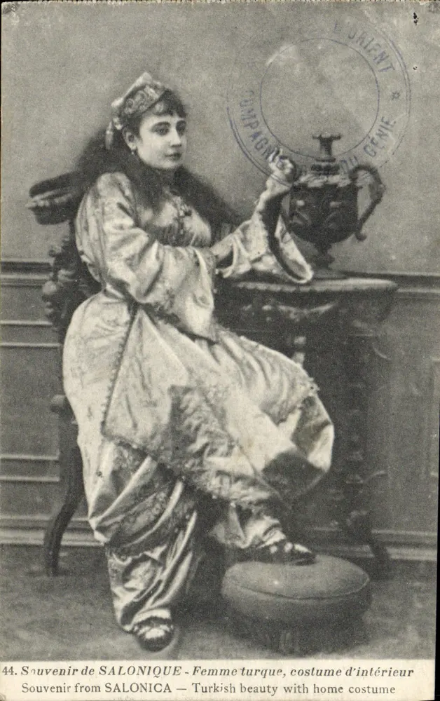 Thessaloniki — Türkische Frau im Innenkleid — Compagnie du Génie - Vorderseite