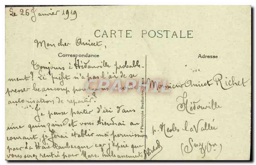 Thessaloniki — Türkische Frau im Innenkleid — Compagnie du Génie - Rückseite