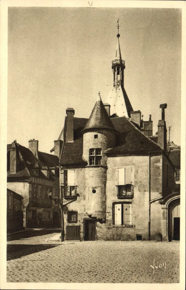 Avallon (Yonne) — Casas do século XV — Les Éditions d'Art Lyon - Frente