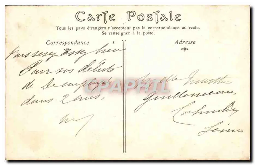 Tonnerre — Die Sparkasse (ehemaliges Hotel d'Uzès), Haupteingang — ND. Fot. - Rückseite