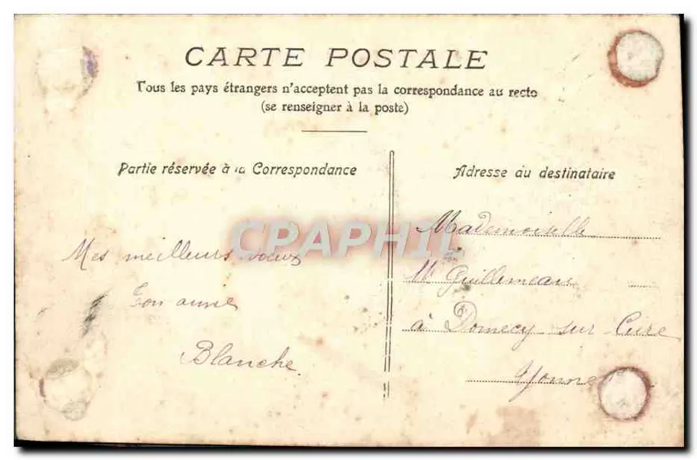 Joigny — La Vallée de l'Yonne à Epizy — Imp. Libr. H. Millelais, Joigny - Reverso