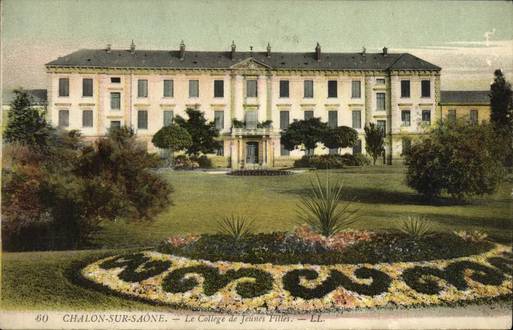 Chalon-sur-Saône — Ansicht des Colleges der jungen Mädchen — LL. n°60 - Vorderseite