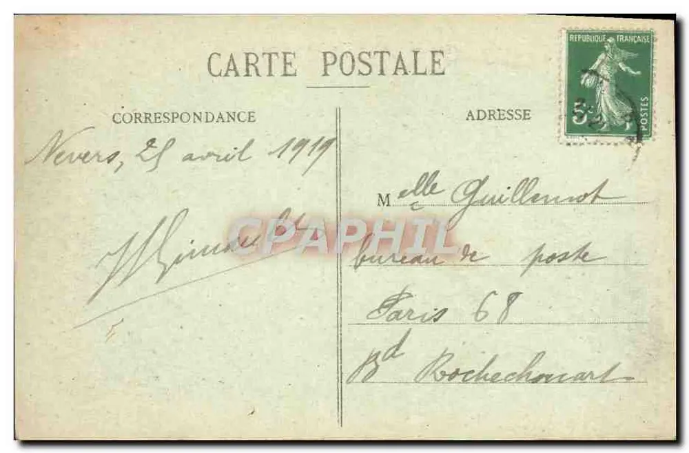 Nevers - Vista Panorâmica (I) — F.R. N. — n°32 - Verso