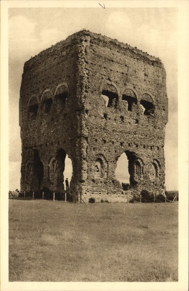 Autun — Świątynia Janusza — Héliogravure d'Art Coqueugnou et Trachot, nr 14 - Awers