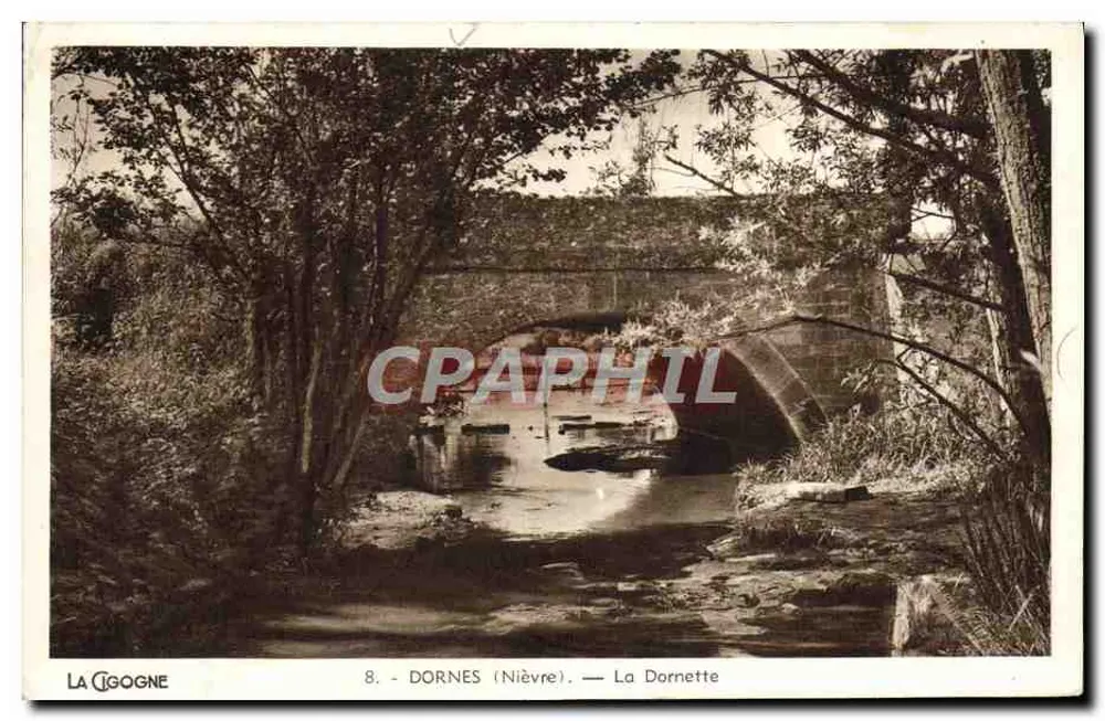 Dornes (Nièvre) — La Dornette — A Garça - Frente