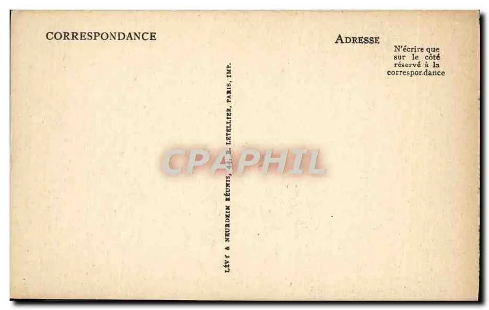 O Ferreiro de Meknès (Hadda) — SCÈNES ET TYPES DU MAROC — LL n°7064 - Verso
