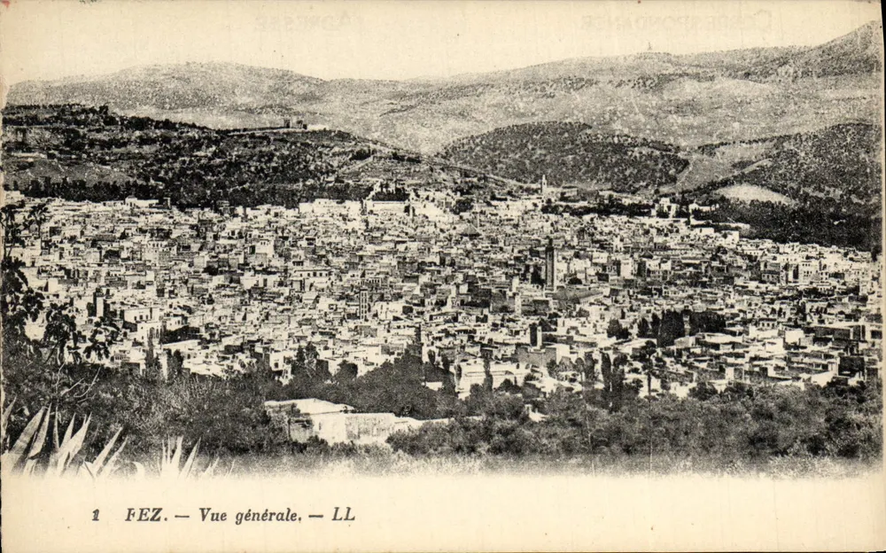 Fès — Vista geral — LL - Frente