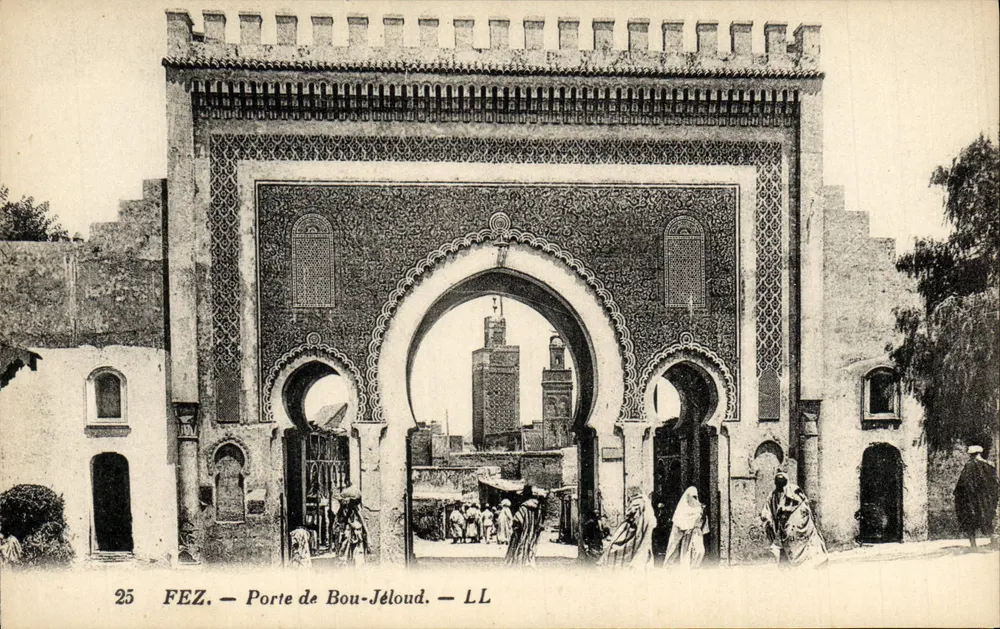 Fès — Porta Bou-Jéloud — LL - Frente