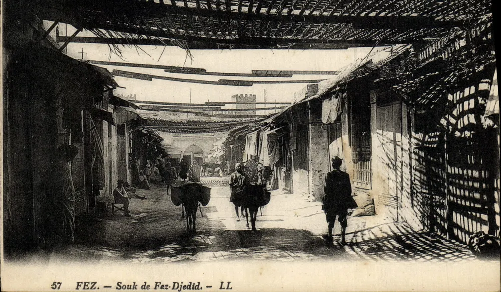 Souk de Fez-Djedid — FEZ — LL — n°57 - Frente