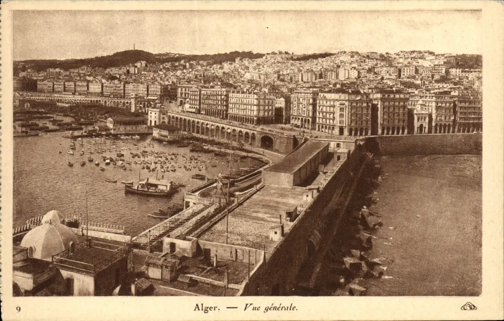 Argel — Vista geral — Bilhete postal antigo n°9 - Frente