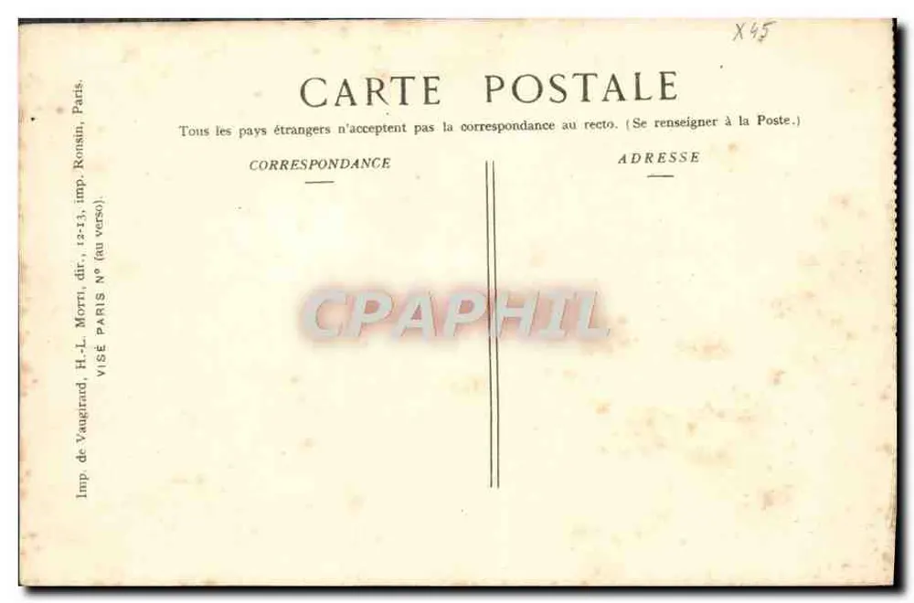 SOMMESOUS — Innenansicht der Kirche nach dem Krieg 1914-15 — Verlag Pays de France - Rückseite