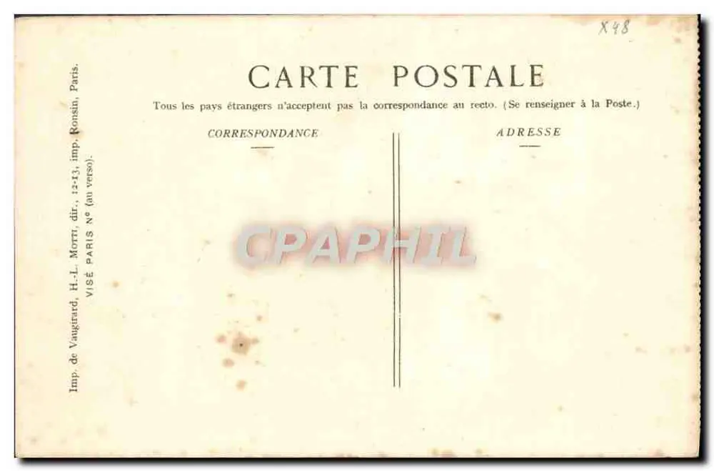 SOMMESOUS. As campanas. — Guerra 1914-15. — Ed. Pays de France, n° 148 - Verso
