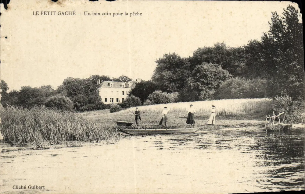 Le Petit-Gaché — Un bon coin pour la pêche — Cliché Guibert - Vorderseite
