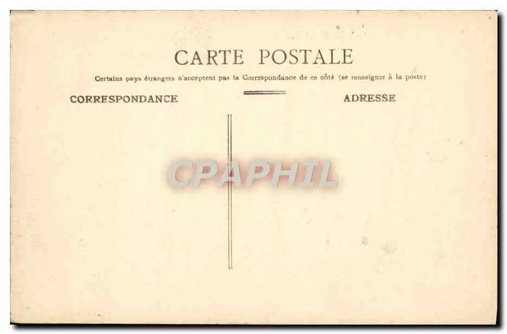 Reims — Quartel dos Hussardos — Olundrée - Verso