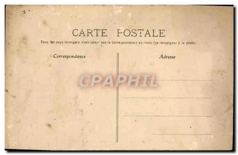 Landreville — La Rue Basse — Phototypie A. Rey & Filh. 6, Château-Thierry, Col. R.F. - Rückseite