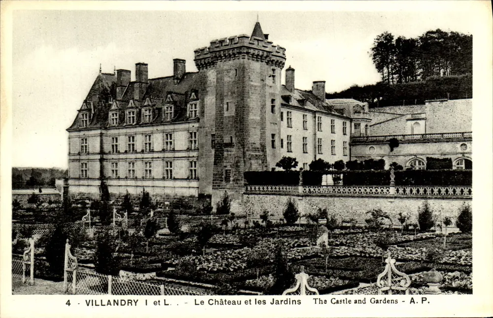 Villandry — Schloss und Gärten — A.P. - Vorderseite