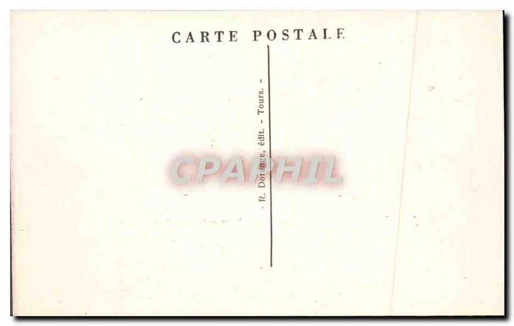 Langeais - O Castelo (Mon. hist.) — R. Dotinre, editor, Tours - Verso