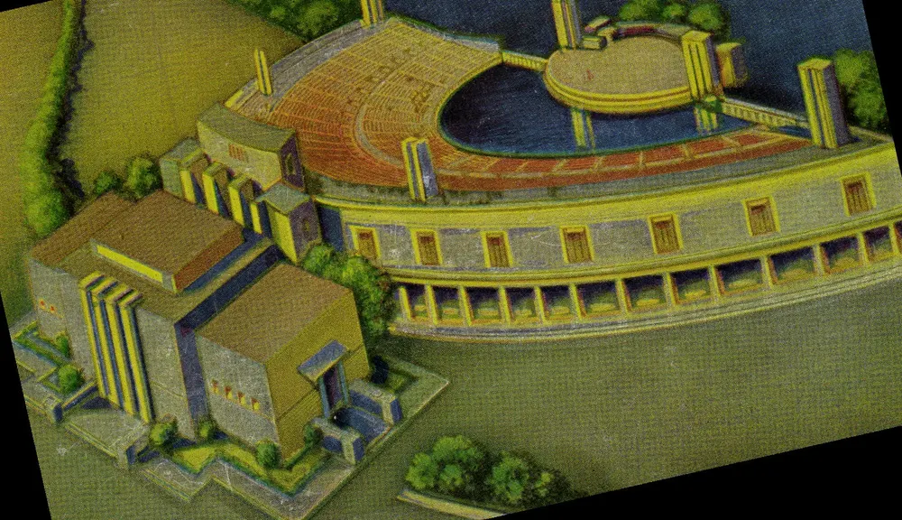 N.Y. State Amphitheatre — World's Fair 1939 — Gemloid Corp. - Vorderseite