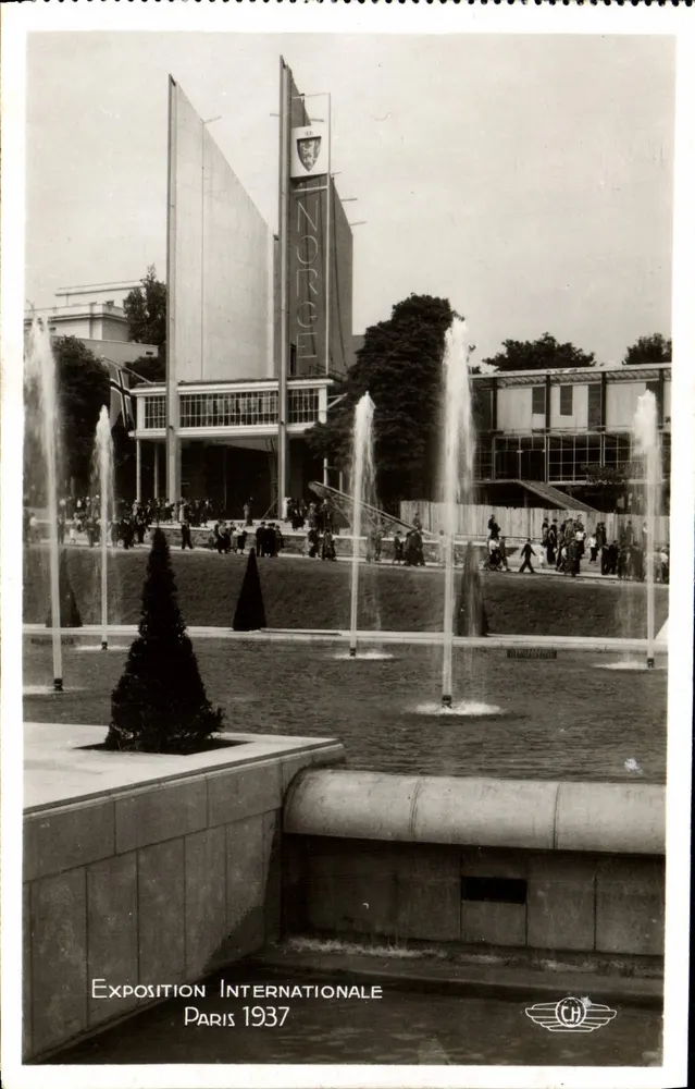 Pavillon der Norwegen — Internationale Ausstellung Paris 1937 — CHI PAUHIL - Vorderseite