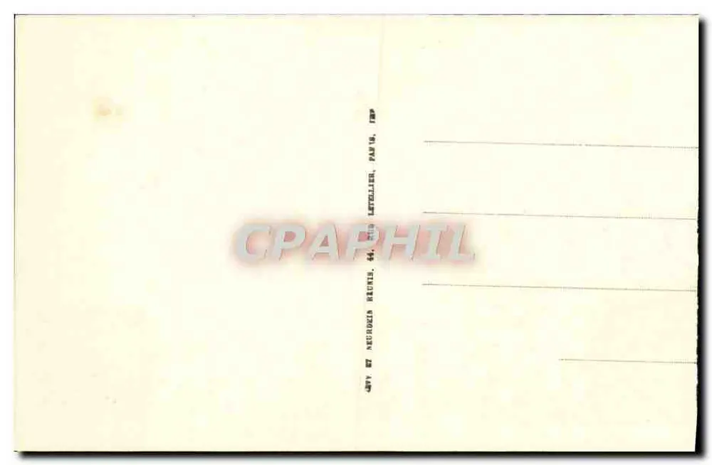 Pierrefonds — O Castelo — Lado Oeste — L.I. - Verso