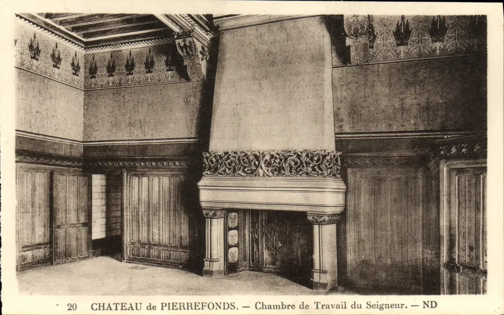 Schloss Pierrefonds — Arbeitszimmer des Lords — ND - Vorderseite