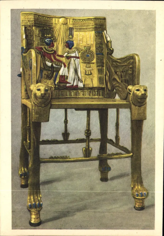 Thron von Tutankhamun — Ägypten — Caro & Lennert & Lundbeck Succ. Nr. 3 - Vorderseite