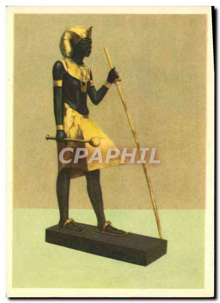 Statue des Pharaos Tutankhamun — Schätze des Pharaos — Eastern Publishing Company, Kairo - Vorderseite