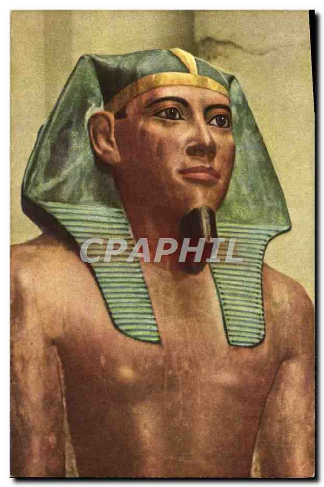 Pharao Khéphren — Bauter der zweiten Pyramide — Orientalischer Handel, Port-Said - Vorderseite