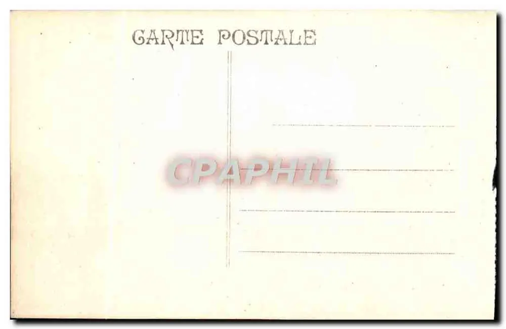 Fahrt mit einem Pousse-Pousse — Kolonialausstellung von Marseille 1922 - Rückseite