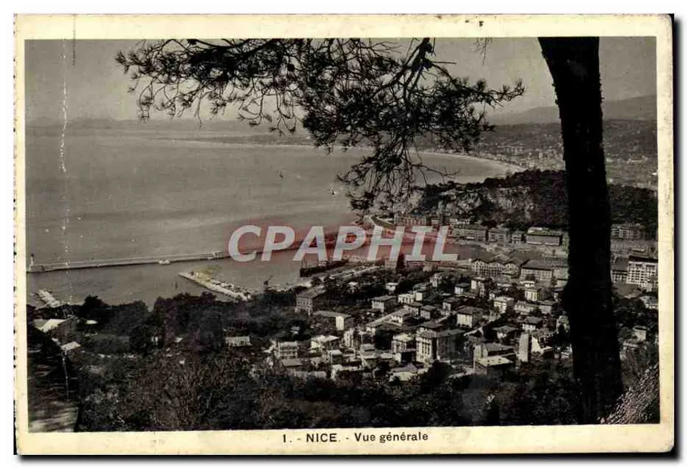 Nice — Vue générale — Édition « La Riviera » Nice - Frente