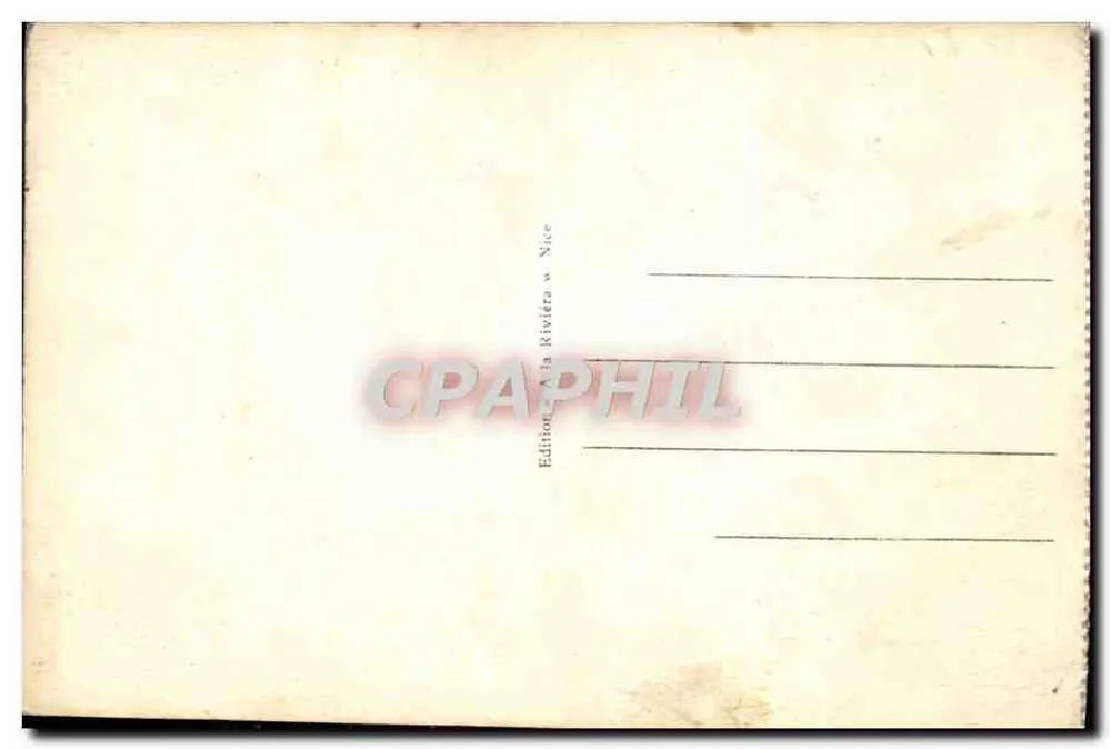 NICE - Promenade des Anglais — vista animada com passeios e terraço de café — editor Alta Riviera, n°19 - Verso