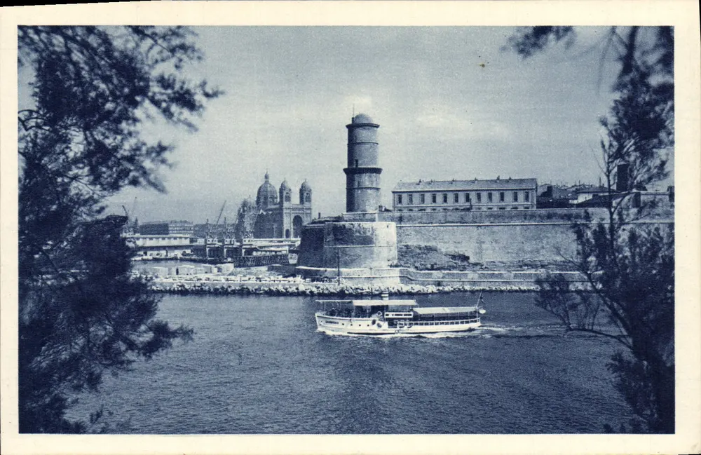 Marseille — Fort Saint-Jean und die Kathedrale — n°108 - Vorderseite