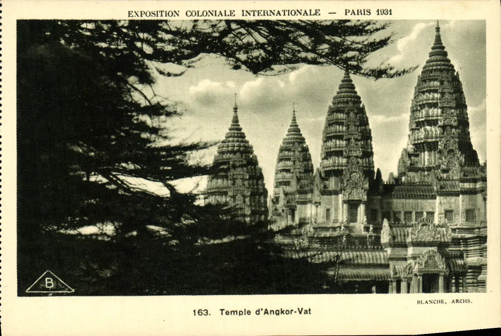 Tempel von Angkor-Vat — Internationale Kolonialausstellung — Paris 1931 — Blanche, Archs. Nr. 163 - Vorderseite