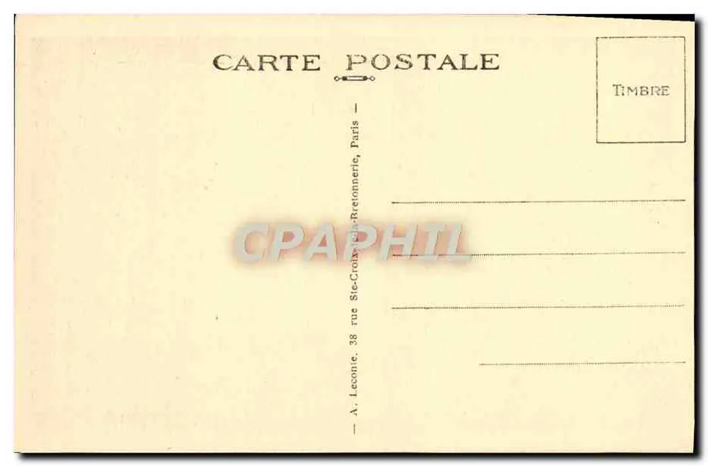 Malmaison (S.-et-O.) — A Sala da Imperatriz Joséphine — A. Leconte, Paris - Verso