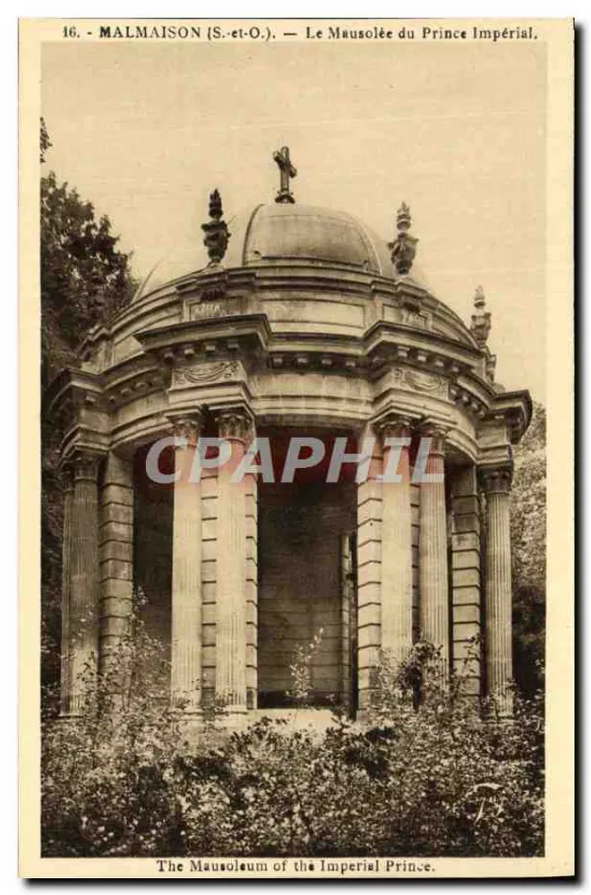 Malmaison (S.-et-O.) — O Mausoléu do Príncipe Imperial — A. Leconte, Paris - Frente
