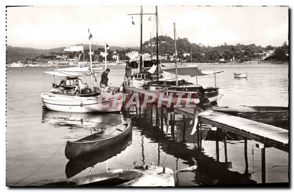 Porquerolles — Eine Ecke des Hafens — Sammlung Photo-Gré - Vorderseite