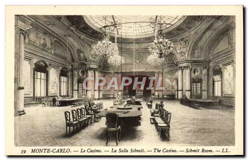 Monte-Carlo — Das Casino — Die Schmit-Saal — LL. - Vorderseite