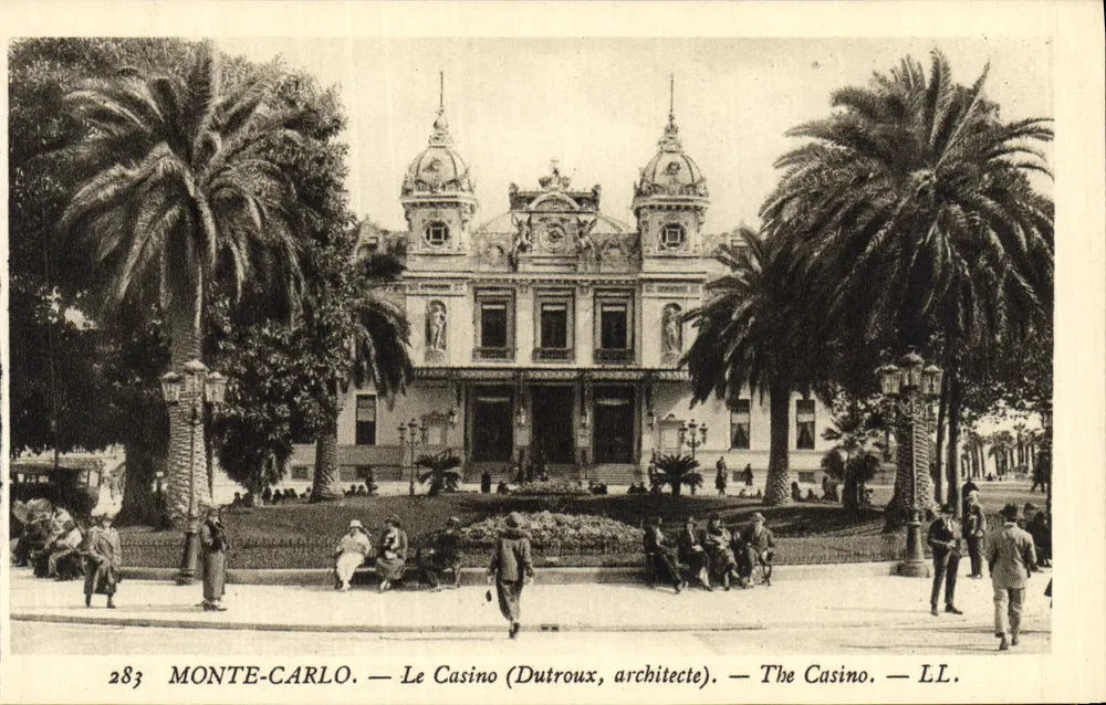 Monte-Carlo — O Casino (Dutroux, arquiteto) — LL. - Frente