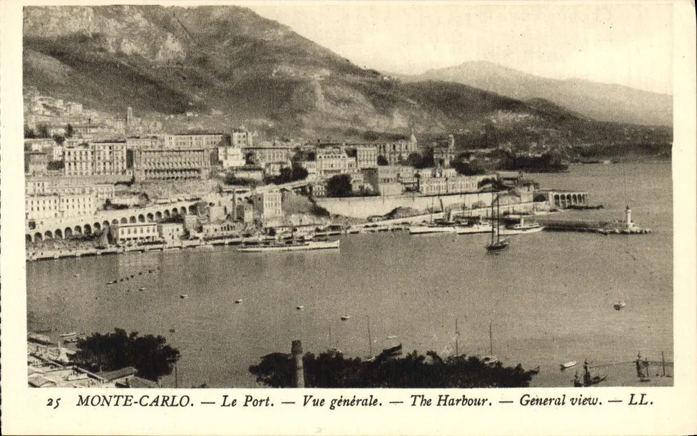 Monte-Carlo — O Porto — Vista geral — LL. - Frente