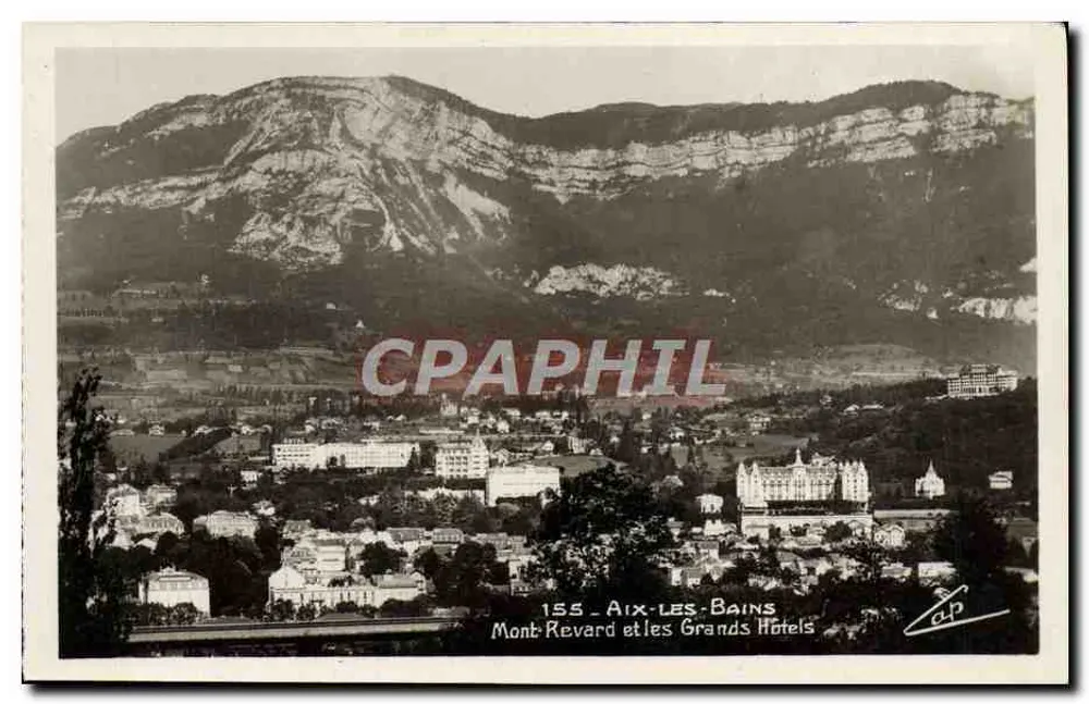 Aix-les-Bains — Mont Revard und die Grand Hotels — C.A.F. Paris - Vorderseite