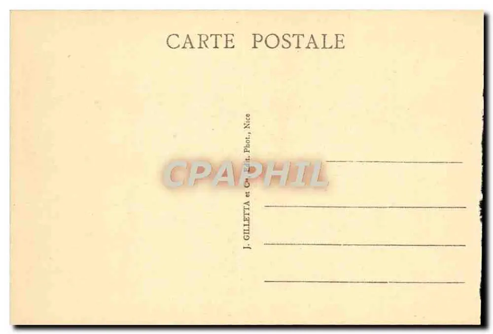 Sports d'hiver à PEIRA-CAYA (A.-M.) — Environ de Nice (alt. 1500 m.) — J. Gilletta et Cie, Nice - Verso