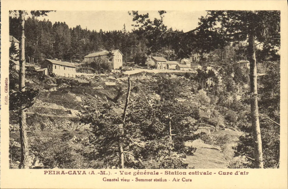Peira-Caya (A.-M.) — Allgemeine Ansicht — Sommerstation — Luftkur — Edit. Gilletta - Vorderseite