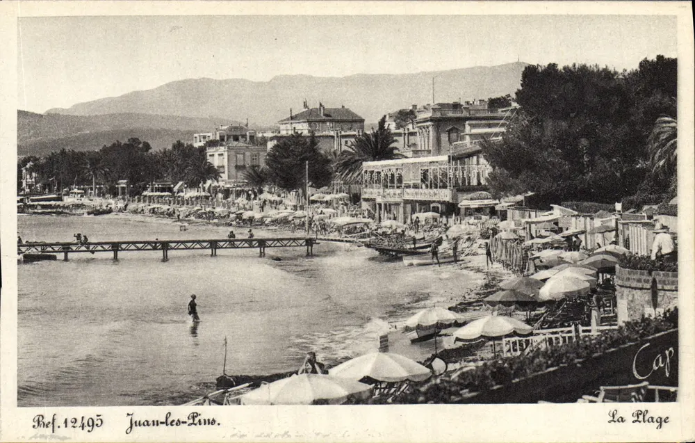 Juan-les-Pins — A Praia — Cabo — Ref. 12495 - Frente